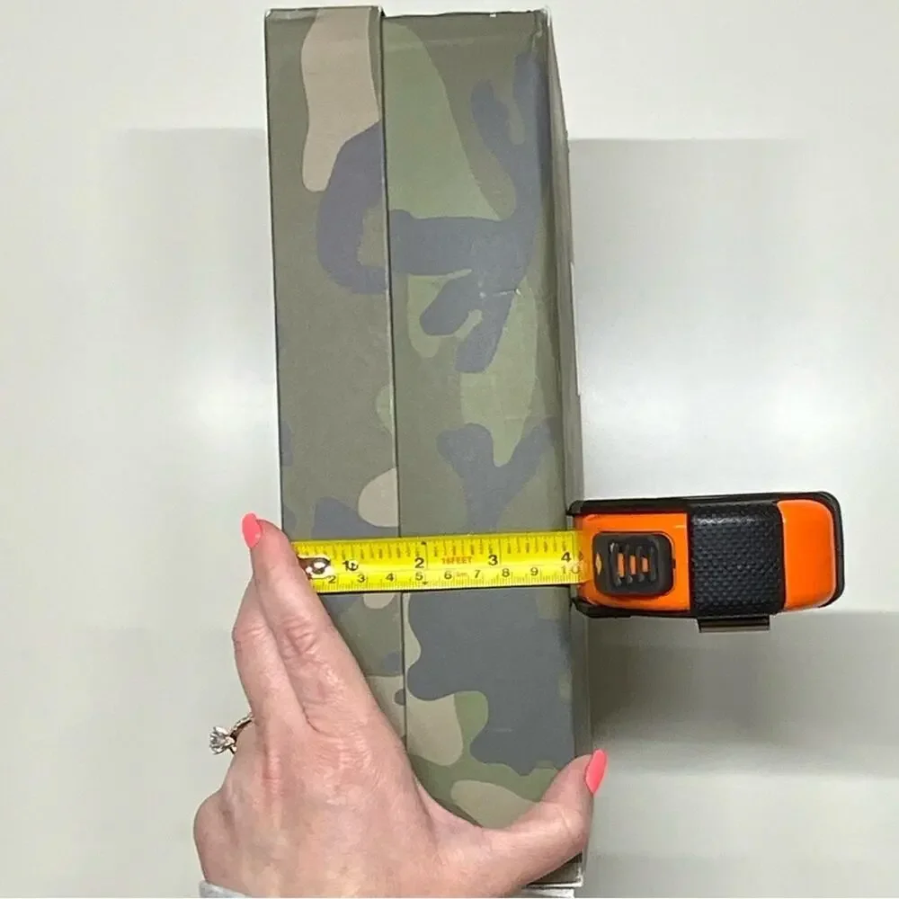 Valentino Garavani | Shoe Box | Camouflage Green | 7.1 W x 12.2 H x 4 D inch